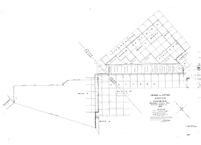 10040, Upton County Rolled Sketch 19, General Map Collection