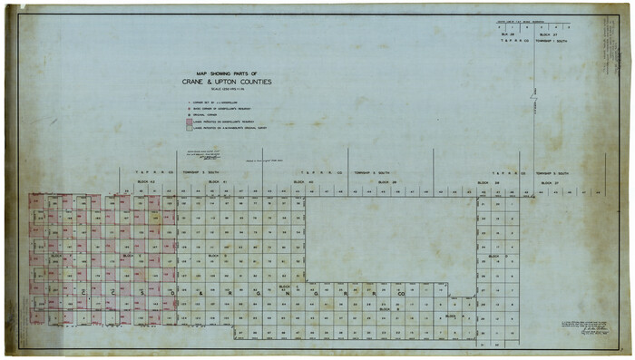 10042, Upton County Rolled Sketch JSP, General Map Collection
