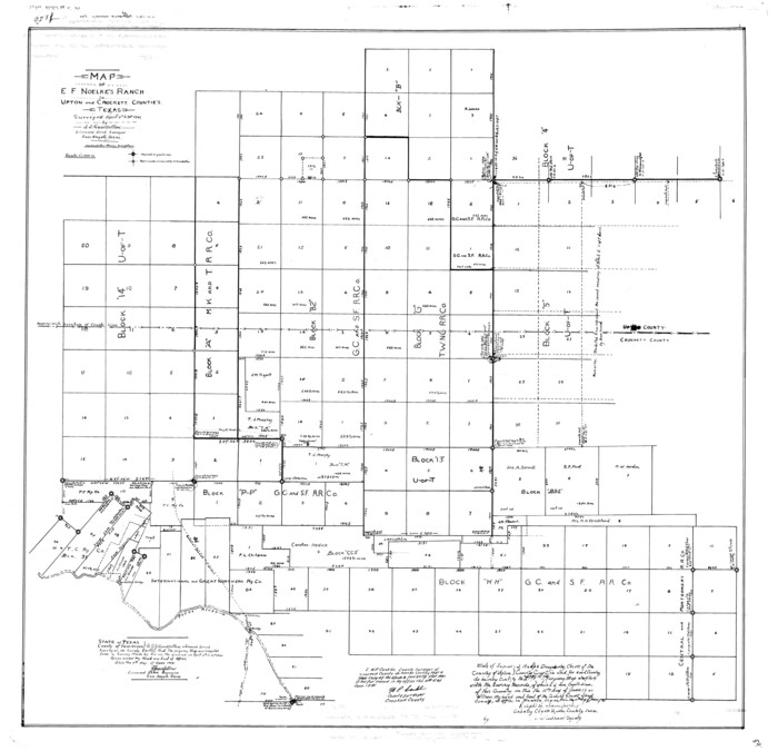 10044, Upton County Rolled Sketch 25, General Map Collection