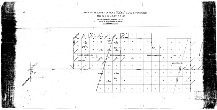 10048, Upton County Rolled Sketch 31, General Map Collection