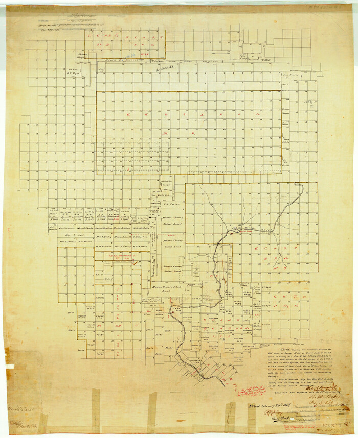10070, Val Verde County Rolled Sketch 3, General Map Collection