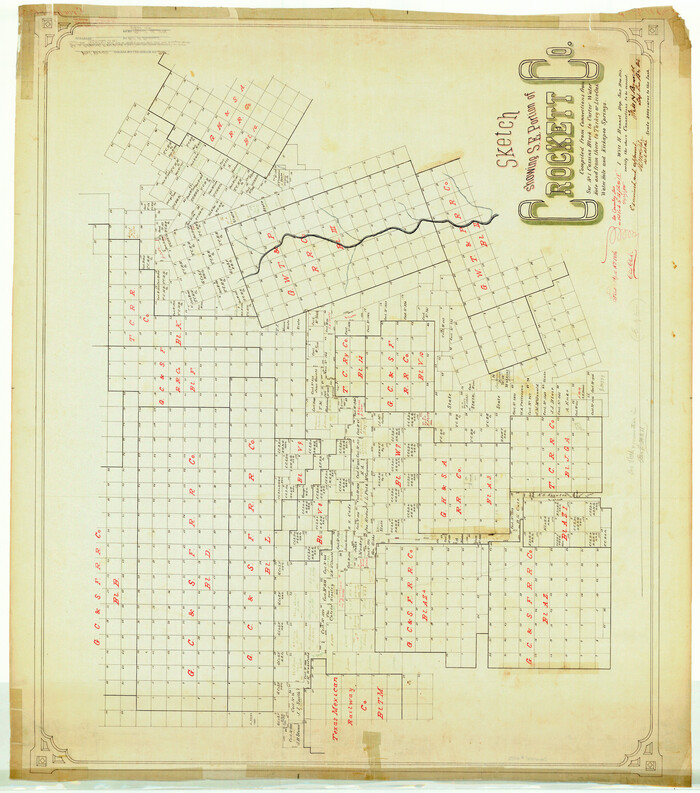 10072, Val Verde County Rolled Sketch 36, General Map Collection