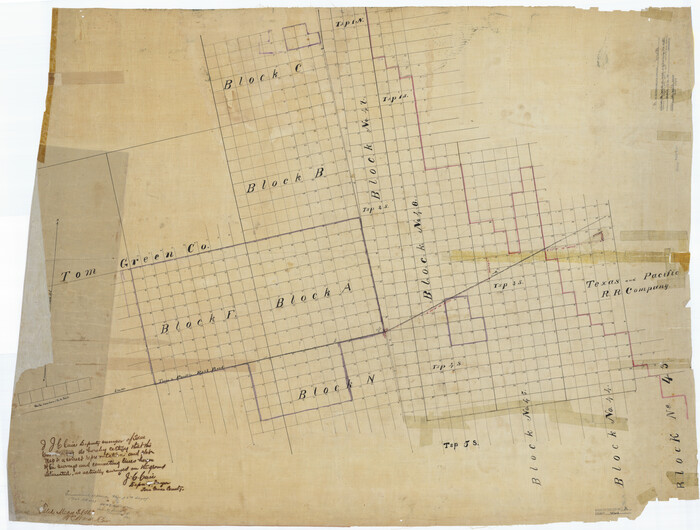 10099, Ward County Rolled Sketch A, General Map Collection