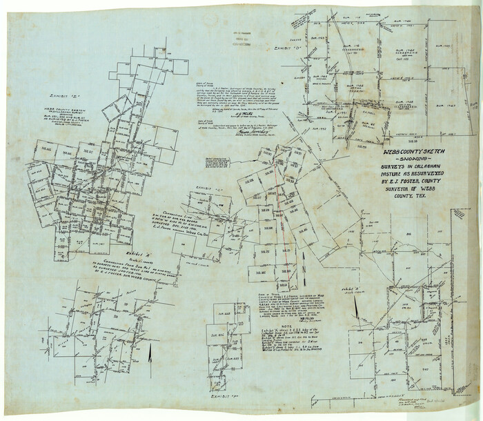 10122, Webb County Rolled Sketch 31, General Map Collection
