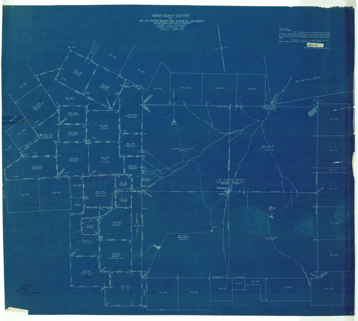 10125, Webb County Rolled Sketch 50, General Map Collection