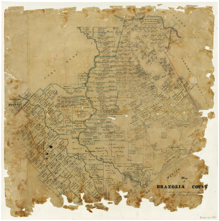 1013, Map of Brazoria