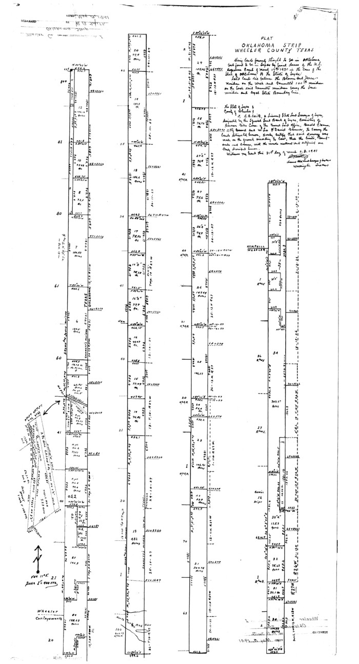 10136, Wheeler County Rolled Sketch 1, General Map Collection