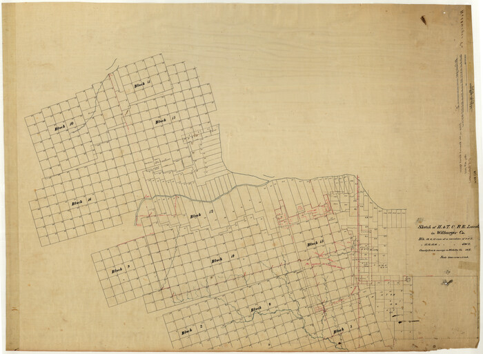10140, Wilbarger County Rolled Sketch 2, General Map Collection