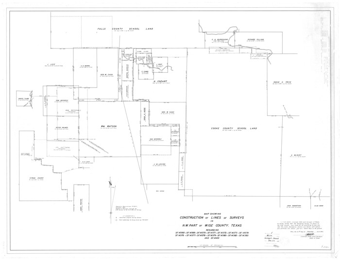 10154, Wise County Rolled Sketch 1, General Map Collection

