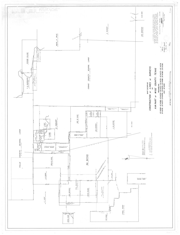 10154, Wise County Rolled Sketch 1, General Map Collection