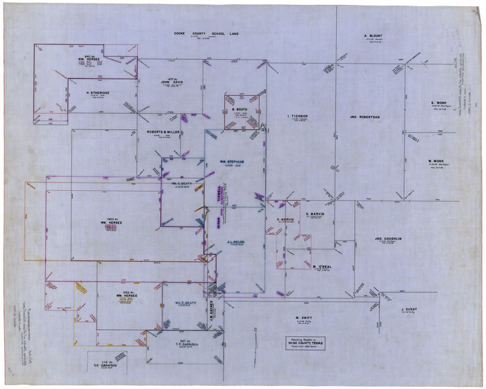 10156, Wise County Rolled Sketch 3, General Map Collection