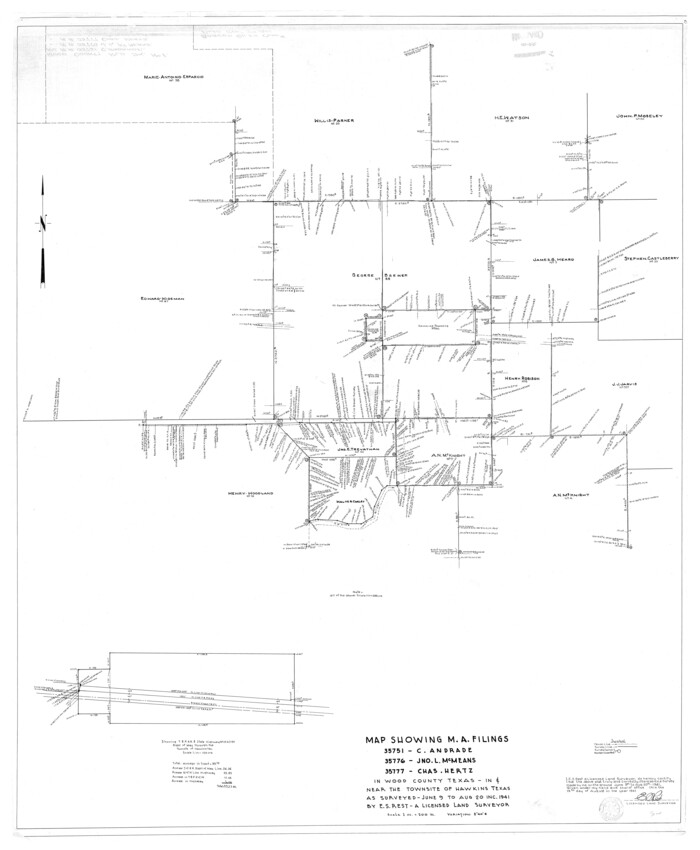 10159, Wood County Rolled Sketch 1, General Map Collection