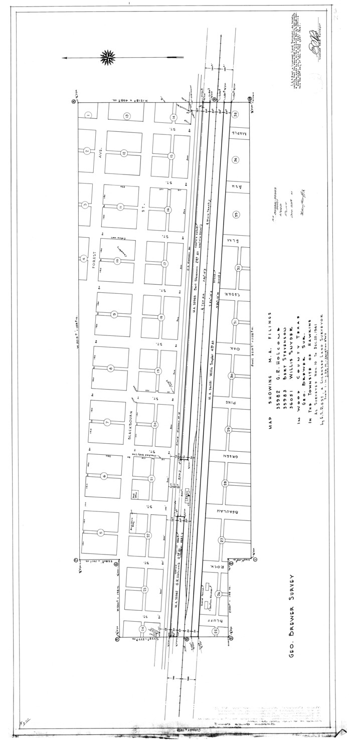 10160, Wood County Rolled Sketch 2, General Map Collection