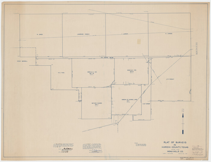 10200, Hardin County Rolled Sketch 12, General Map Collection
