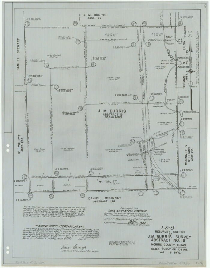 10230, Morris County Rolled Sketch 2A, General Map Collection