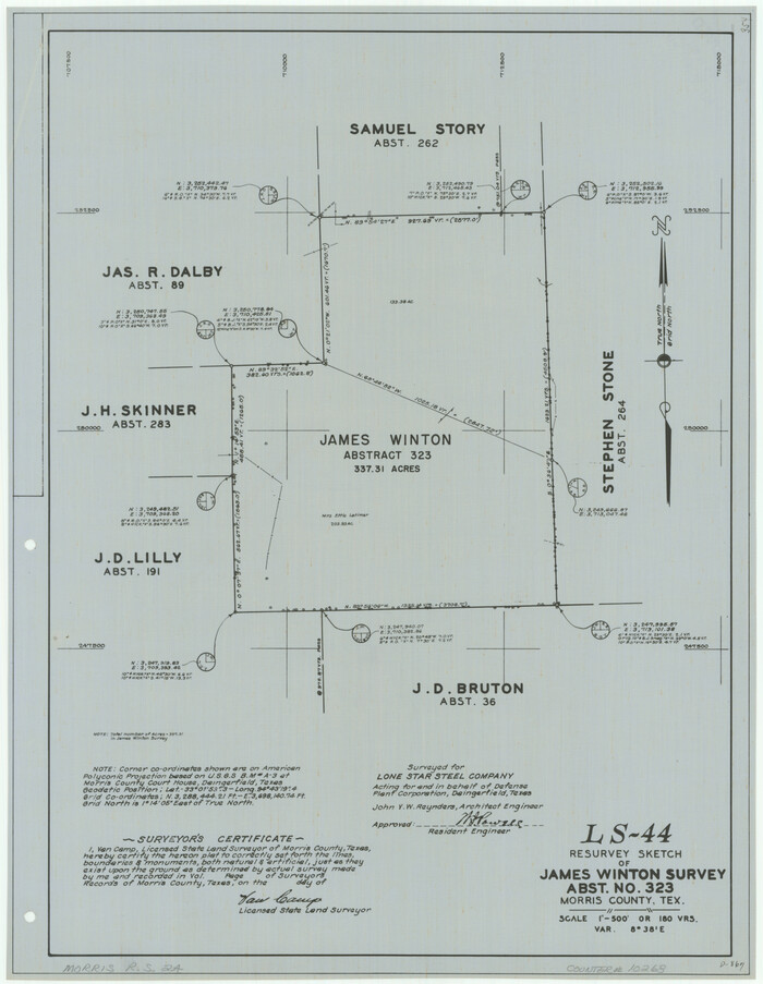 10268, Morris County Rolled Sketch 2A, General Map Collection