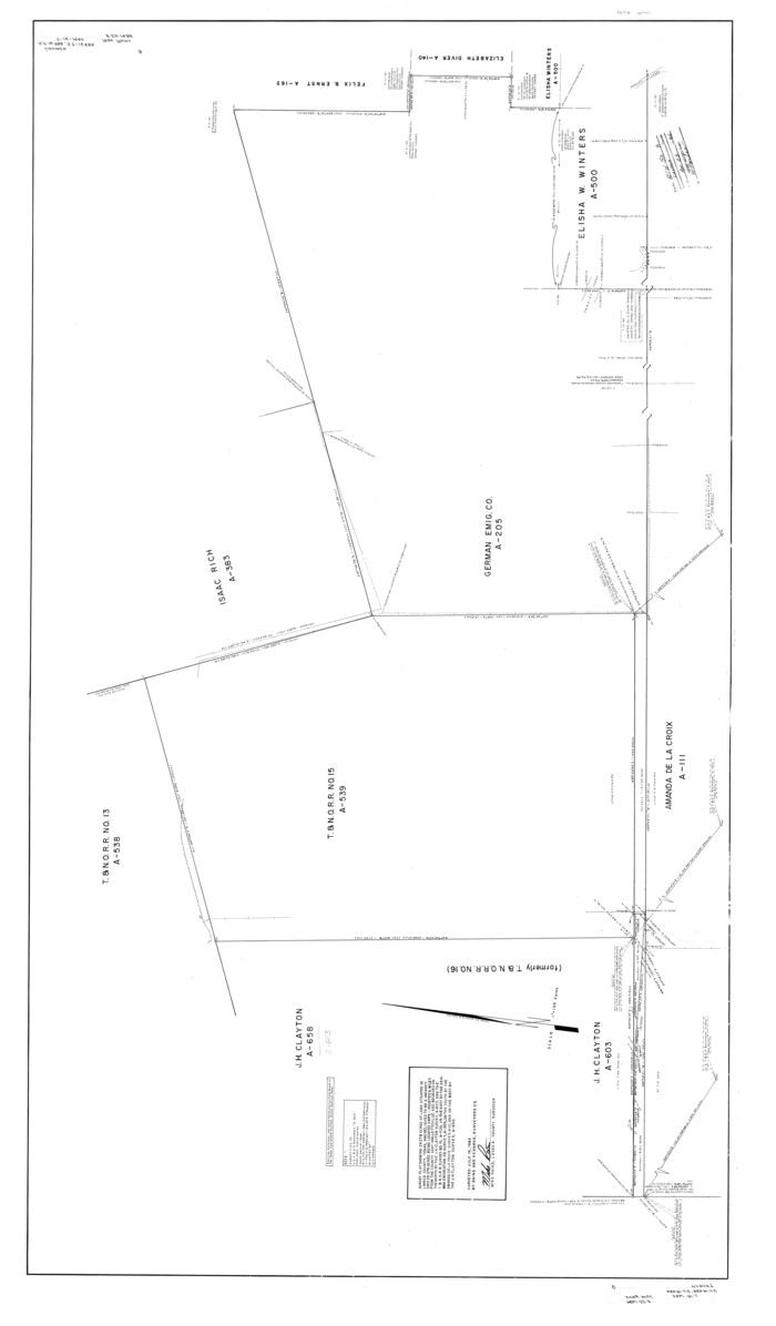 10289, Lavaca County Rolled Sketch 8, General Map Collection