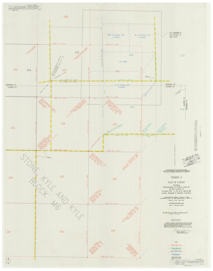 10314, Randall County Rolled Sketch 9A, General Map Collection