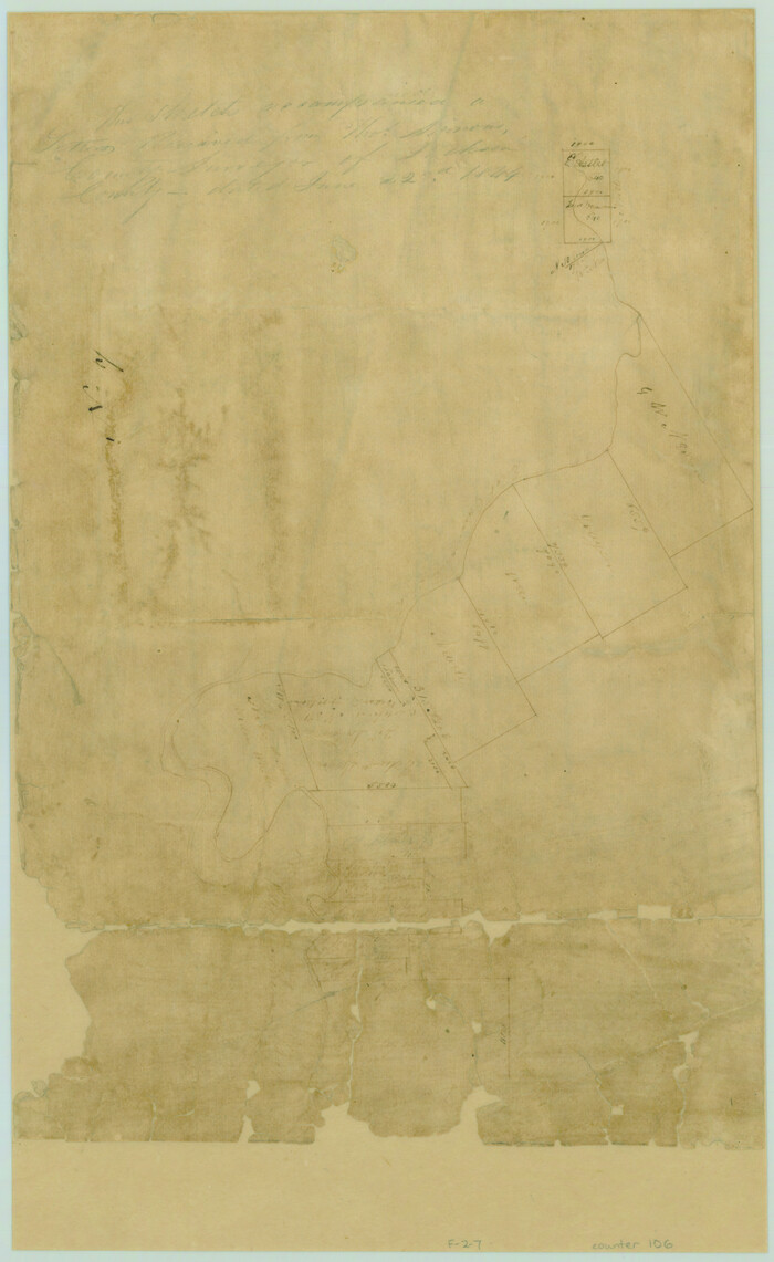 106, [Surveys near Carancahua Bay], General Map Collection