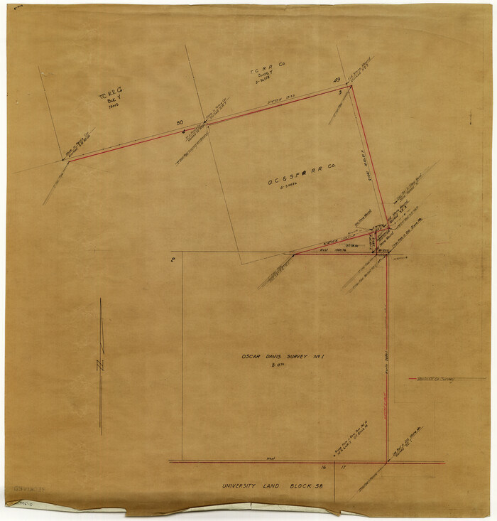 10623, Reagan County Rolled Sketch 17, General Map Collection