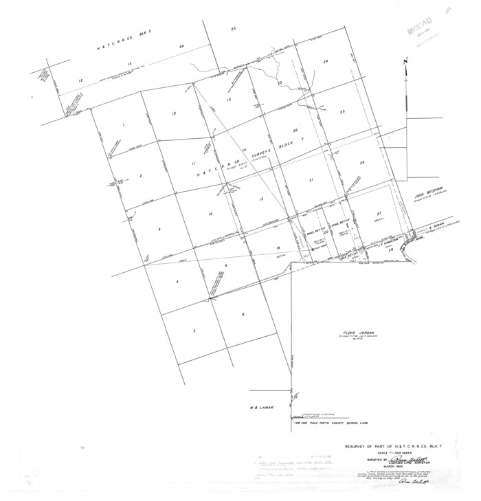 10658, Wichita County Rolled Sketch 16, General Map Collection