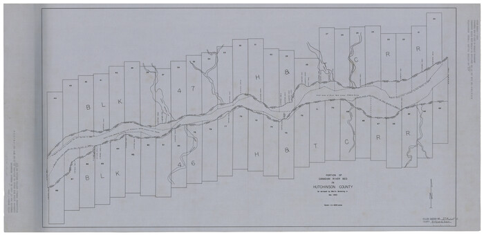 10676, Hutchinson County Rolled Sketch 37A, General Map Collection