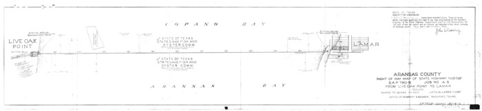 10685, Aransas County Rolled Sketch 1, General Map Collection