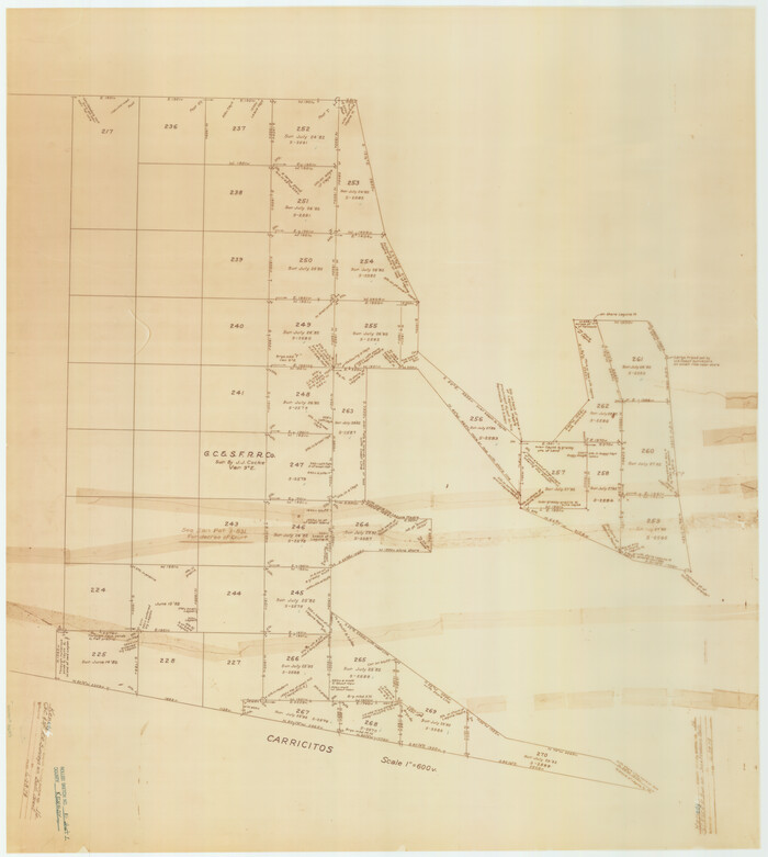 10693, Kenedy County Rolled Sketch 16, General Map Collection