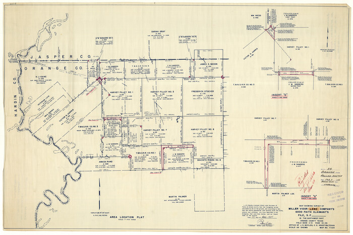 10723, Orange County Rolled Sketch 25, General Map Collection