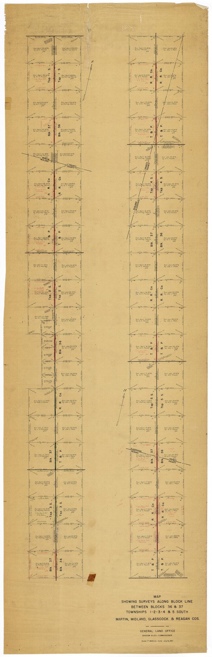10725, Midland County Rolled Sketch 4B, General Map Collection