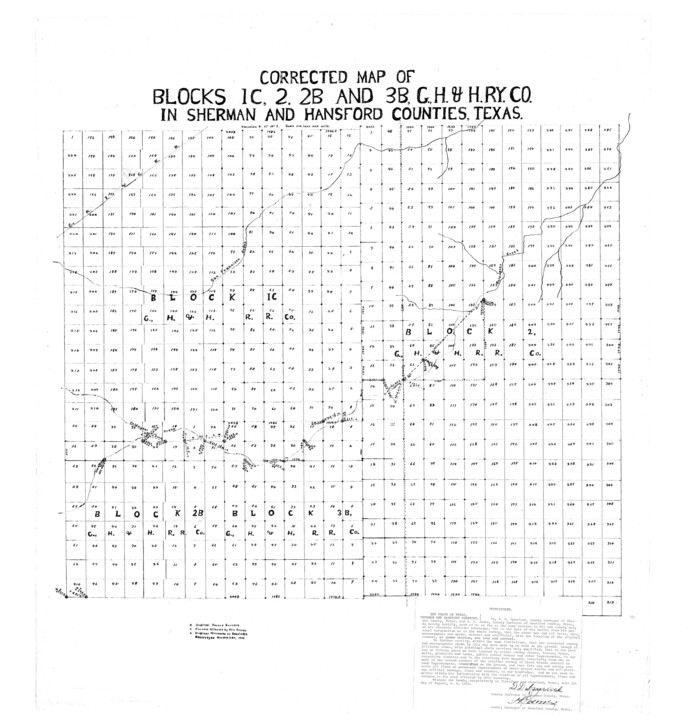 10731, Sherman County Rolled Sketch 6, General Map Collection