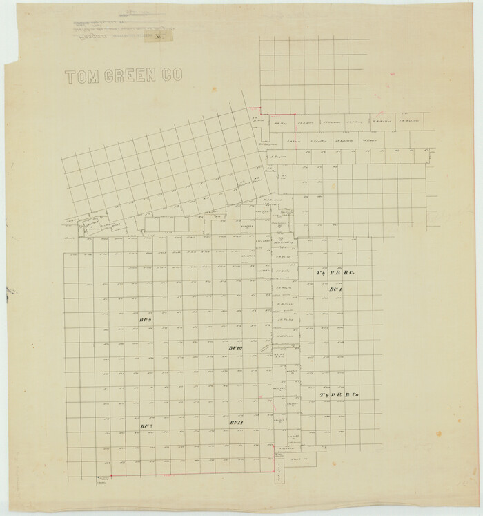 10734, Reagan County Rolled Sketch R, General Map Collection