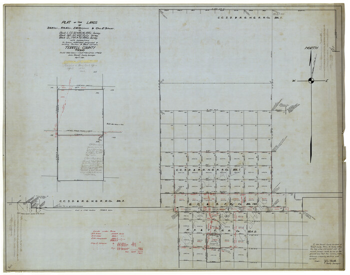 10735, Terrell County Rolled Sketch 30, General Map Collection