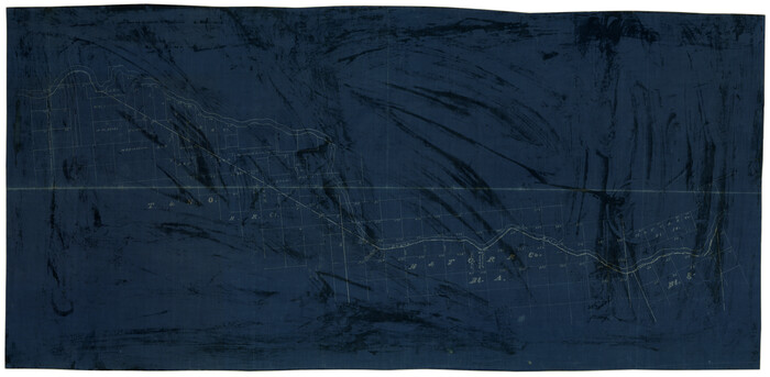 10760, [Sketch Showing Surveys on Pease River in Hardeman County, Texas], Maddox Collection
