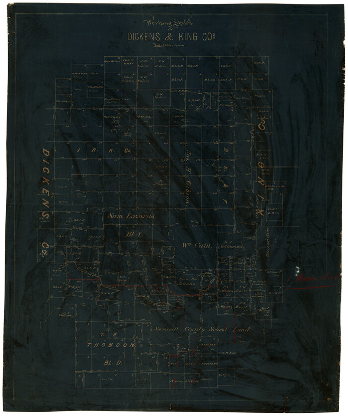 10770, Working Sketch in Dickens & King Cos., Maddox Collection
