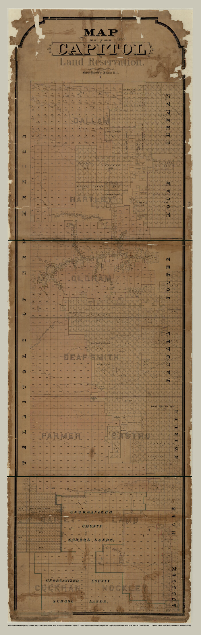 10785, Capitol Land Reservation, General Map Collection