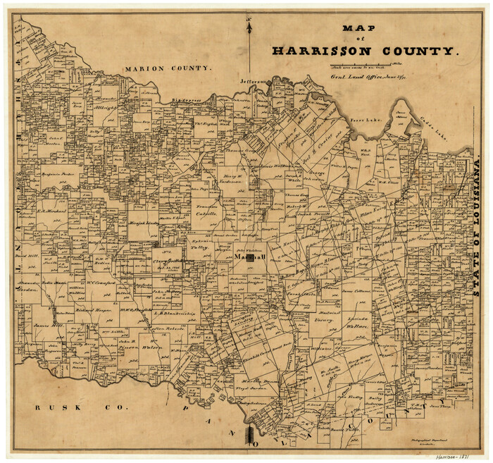 1117, Map of Harrison County, General Map Collection