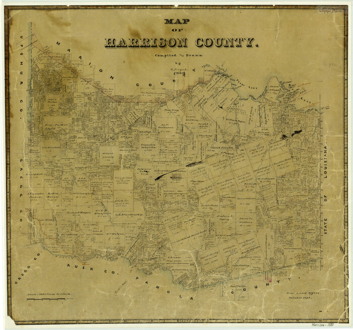 1119, Map of Harrison County, General Map Collection