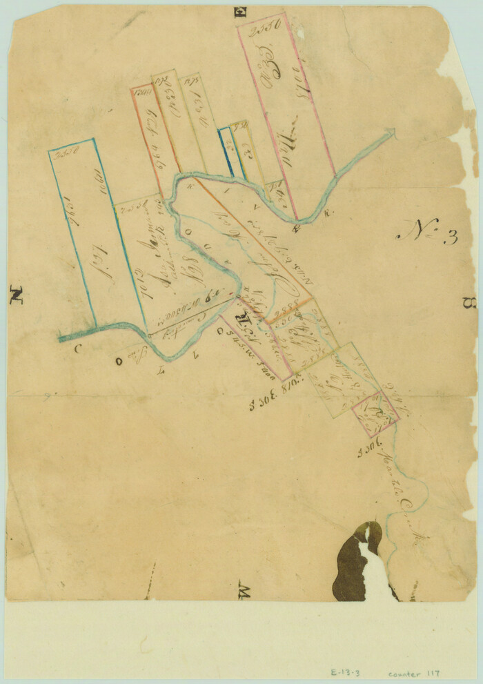 117, [Surveys in the Travis District along the Colorado River], General Map Collection