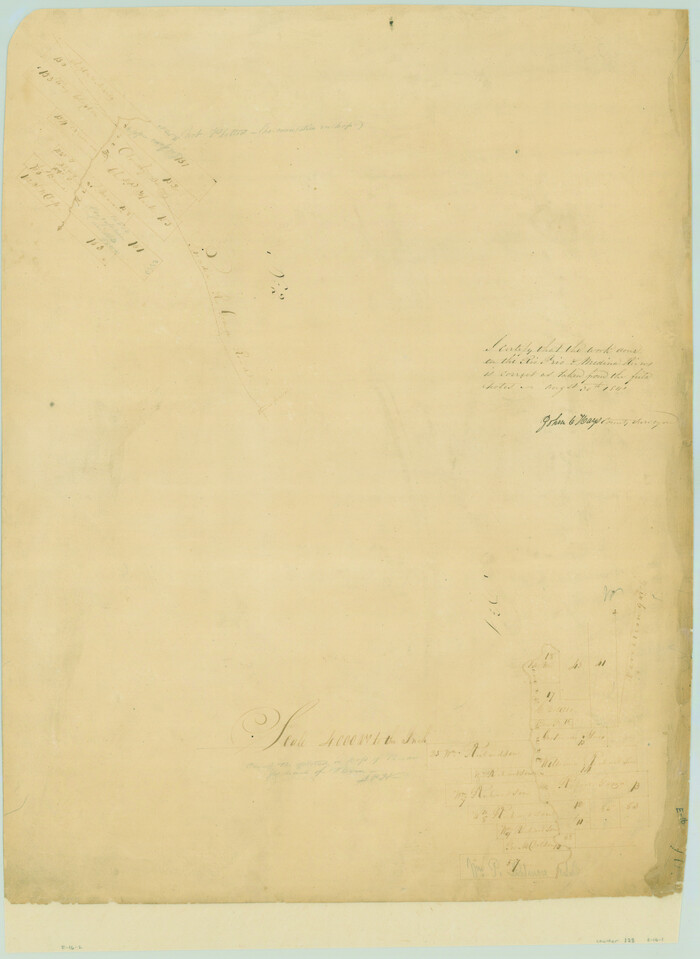 128, [Surveys in the Bexar District along the Medina River], General Map Collection