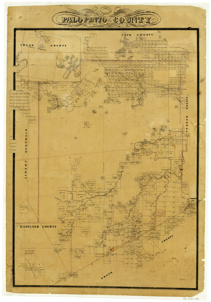 1394, Palo Pinto County, General Map Collection