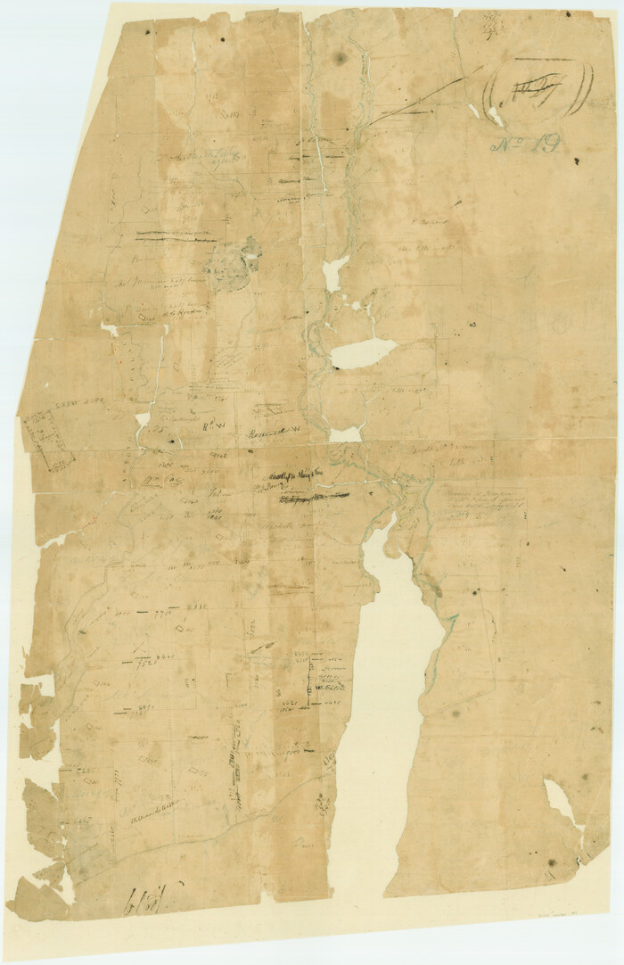 147, [Surveys in Austin's Colony at Matagorda Bay and along the Trespalacios and Colorado Rivers], General Map Collection