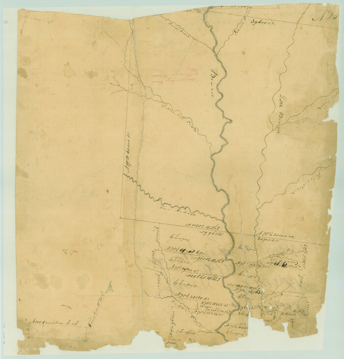 164, [Surveys in Austin's Colony along the Brazos River], General Map Collection