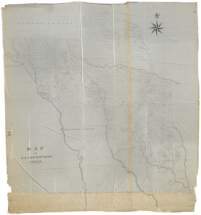 16776, Map of Nacogdoches County, General Map Collection