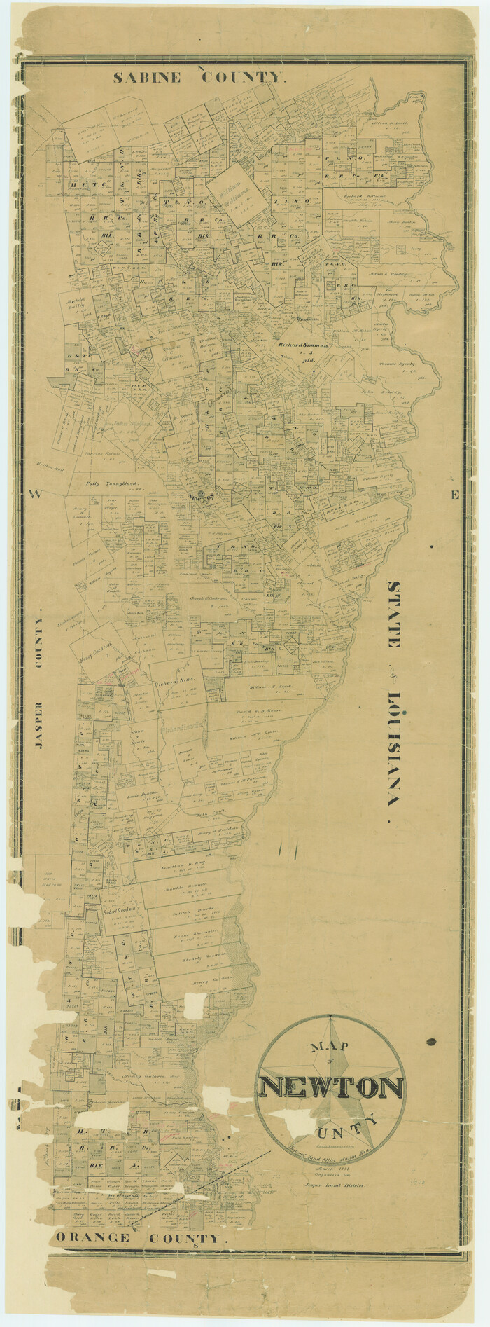 16778, Map of Newton County, General Map Collection