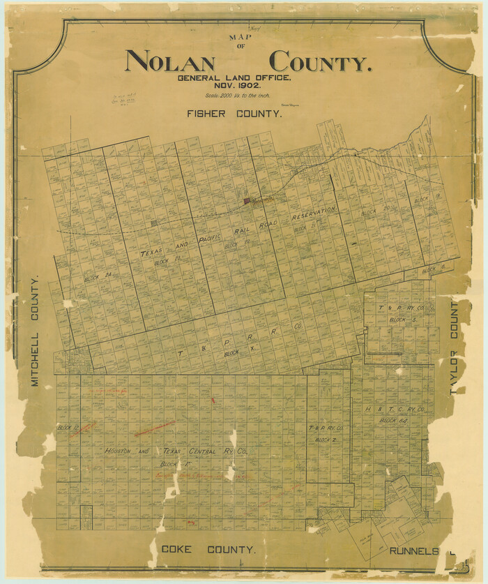 16780, Map of Nolan County, General Map Collection