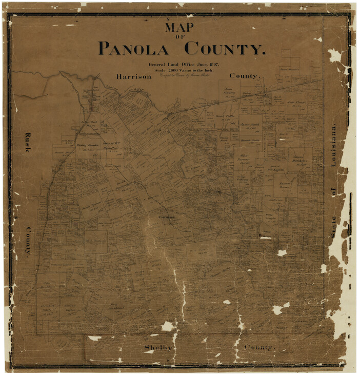 16785, Map of Panola County, General Map Collection