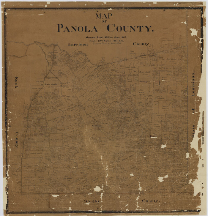 16785, Map of Panola County, General Map Collection