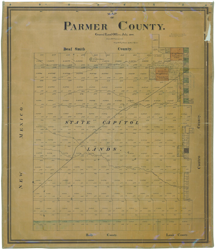 16786, Map of Parmer County, General Map Collection