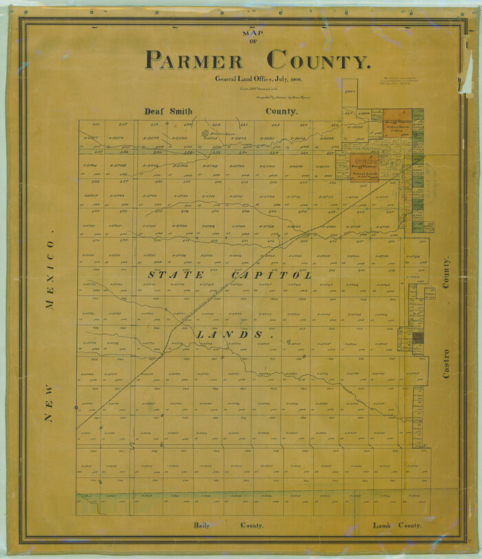 16786, Map of Parmer County, General Map Collection